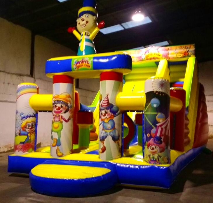 Castillo Hinchable tobogán payaso 3D: Catálogo de Hinchables Happy Jump Castillo Hinchable tobogán payaso 3D: Catálogo de Hinchables Happy Jump
