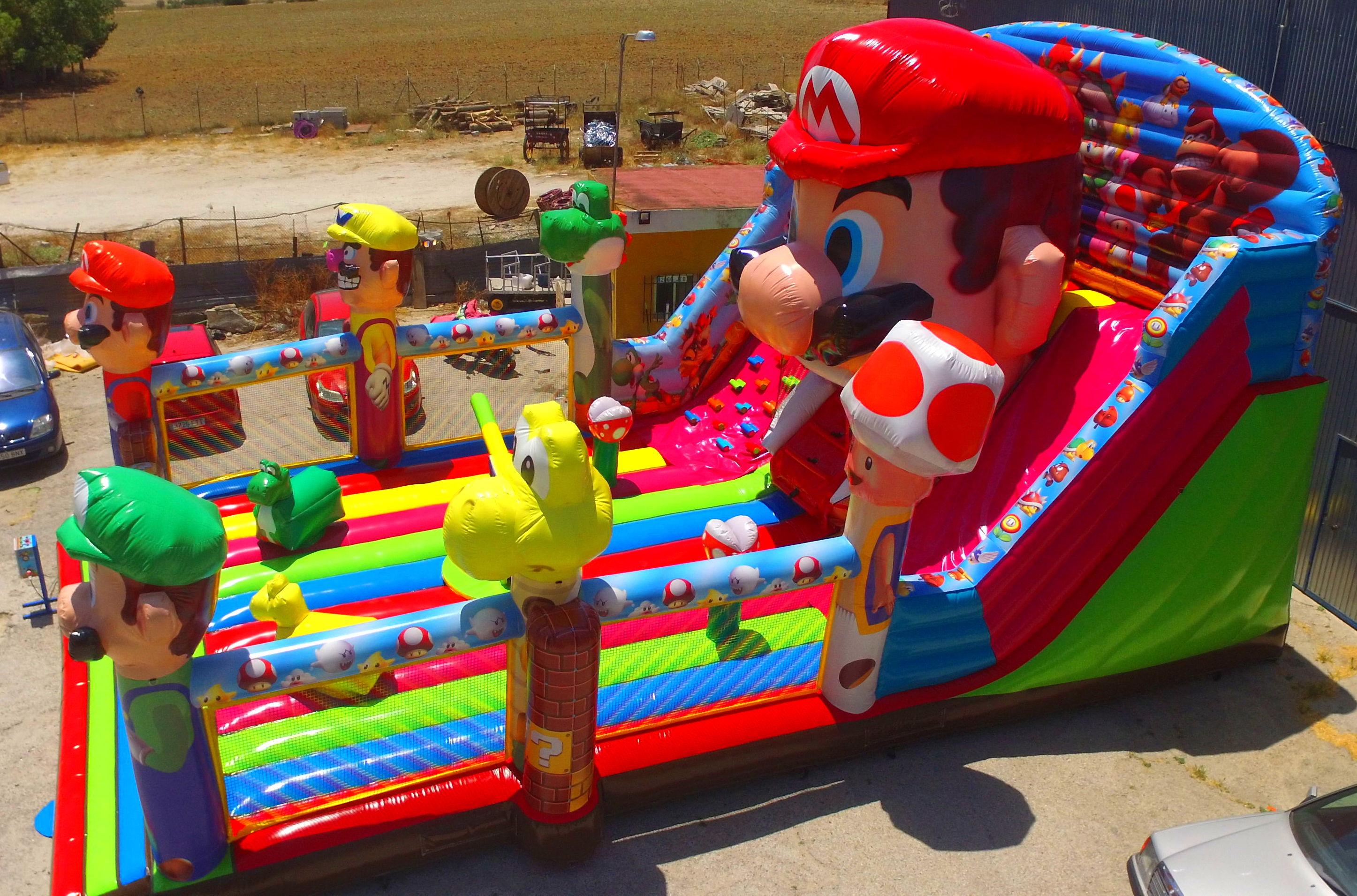 Castillo combo Mario + eliminator: Catálogo de Hinchables Happy Jump Castillo combo Mario + eliminator: Catálogo de Hinchables Happy Jump