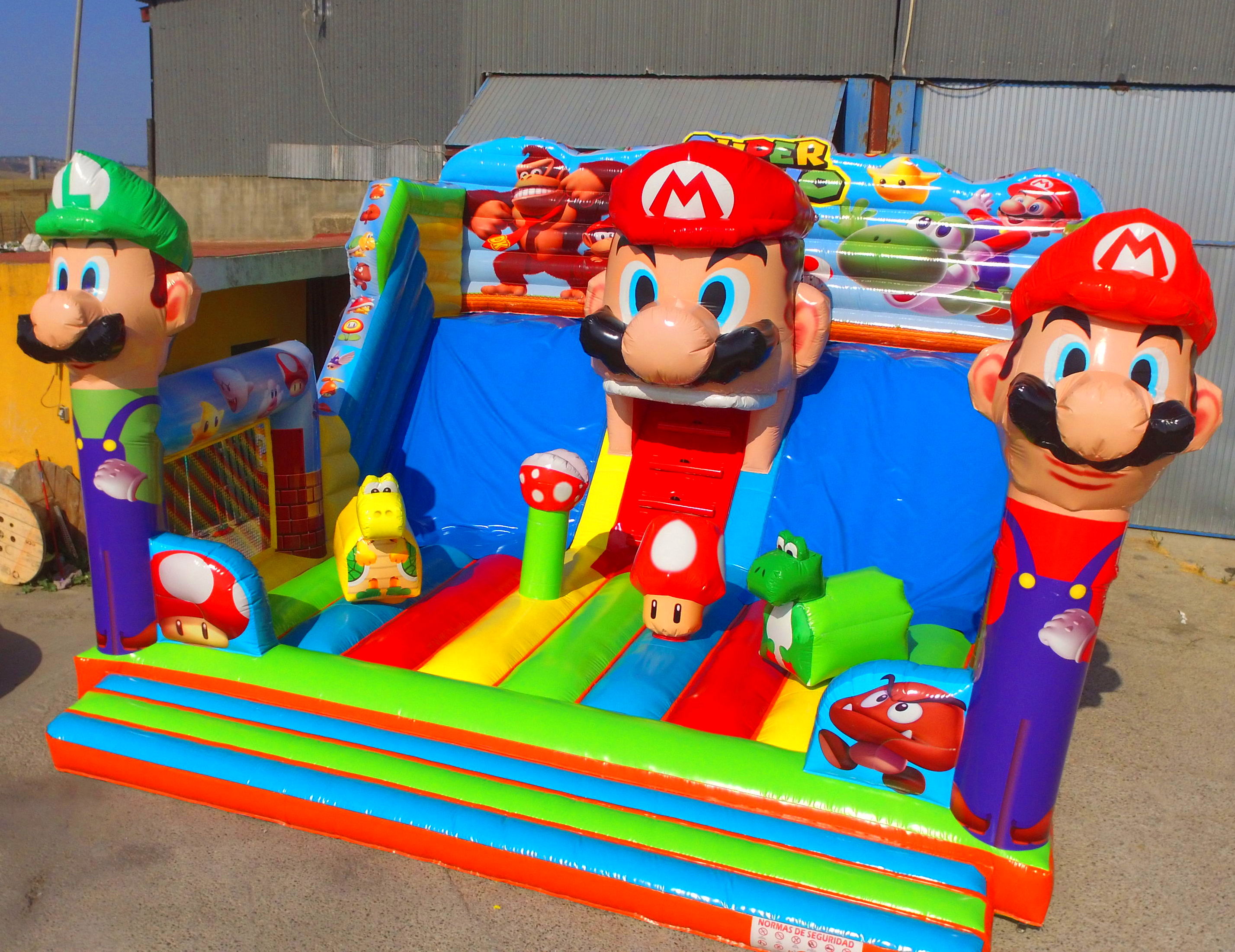MARIO BROS SIN MOVIMIENTO: Catálogo de Hinchables Happy Jump MARIO BROS SIN MOVIMIENTO: Catálogo de Hinchables Happy Jump