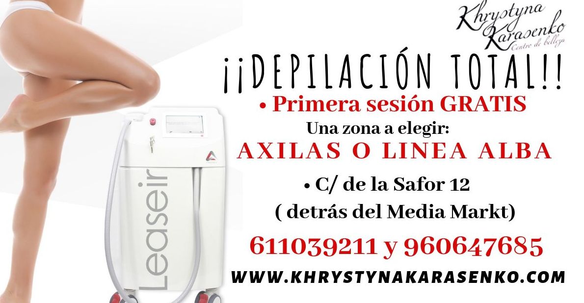 Depilación Láser diodo Valencia| khrystyna karasenko Depilación Láser diodo Valencia| khrystyna karasenko