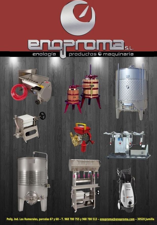 Catálogo Enoproma 2019: Catálogo de Enoproma, S.L. Catálogo Enoproma 2019: Catálogo de Enoproma, S.L.