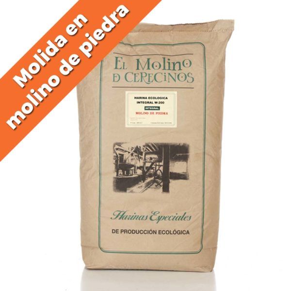 Harina de trigo ecológica integral W-200 "Molino de piedra" 25 kg: Productos de Coperblanc Zamorana Harina de trigo ecológica integral W-200 "Molino de piedra" 25 kg: Productos de Coperblanc Zamorana