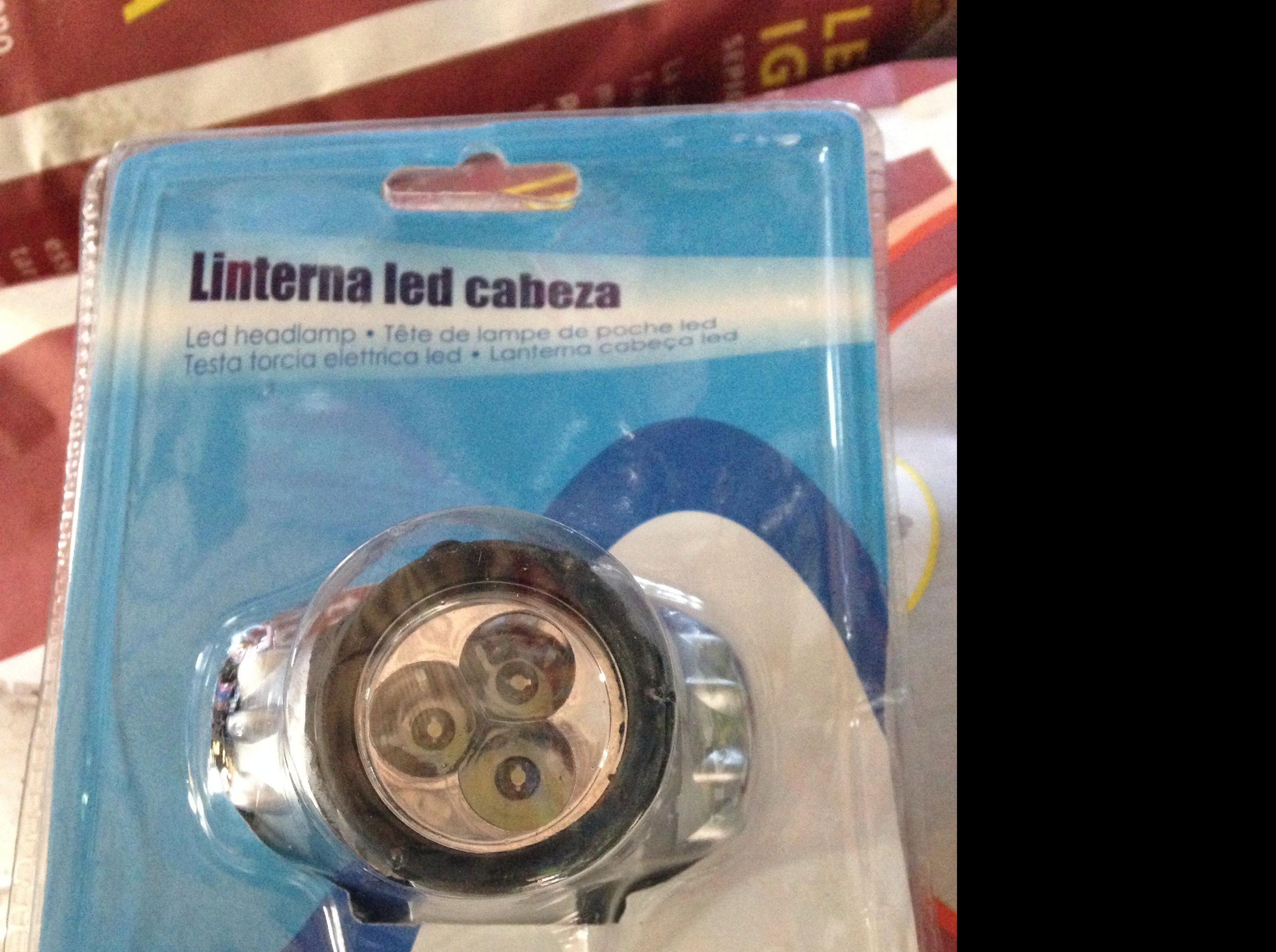 Linterna cabeza 3 leds Linterna cabeza 3 leds