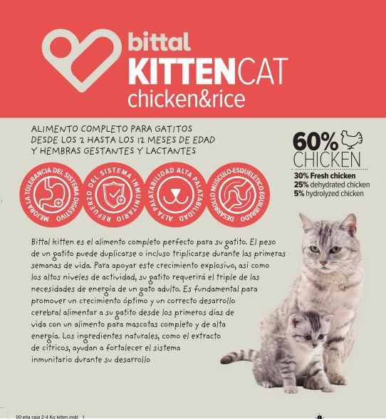 Kitten Cat Chicken&Rice 4kg: Tienda para Mascotas de Clínica Veterinaria Doble Dog Kitten Cat Chicken&Rice 4kg: Tienda para Mascotas de Clínica Veterinaria Doble Dog