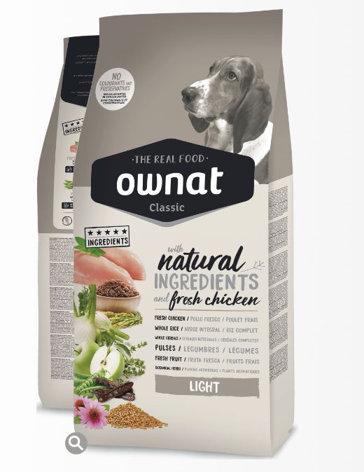 Pienso Ownat Classic Light 4kg: Tienda para Mascotas de Clínica Veterinaria Doble Dog Pienso Ownat Classic Light 4kg: Tienda para Mascotas de Clínica Veterinaria Doble Dog
