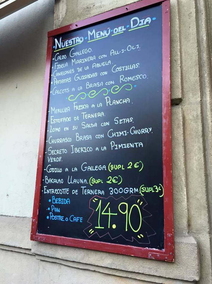 Menús diarios: Especialidades y platos de Restaurante Charrito Menús diarios: Especialidades y platos de Restaurante Charrito