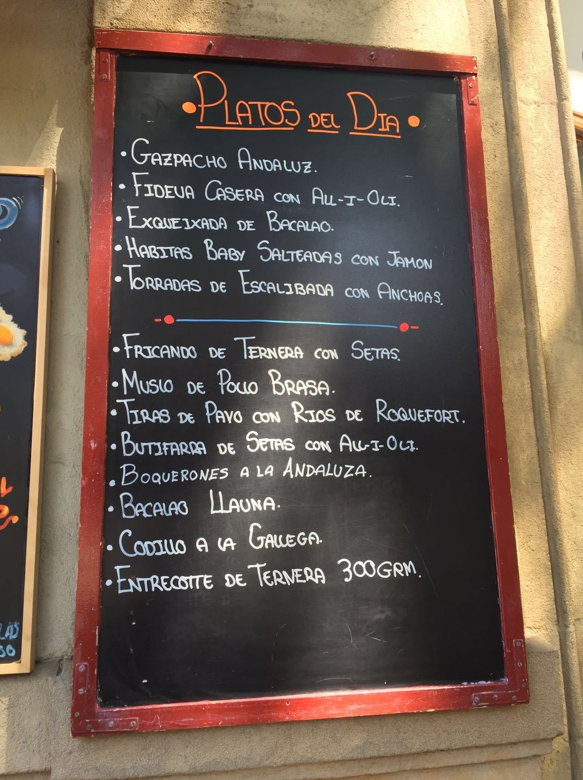 Platos del día: Especialidades y platos de Restaurante Charrito Platos del día: Especialidades y platos de Restaurante Charrito