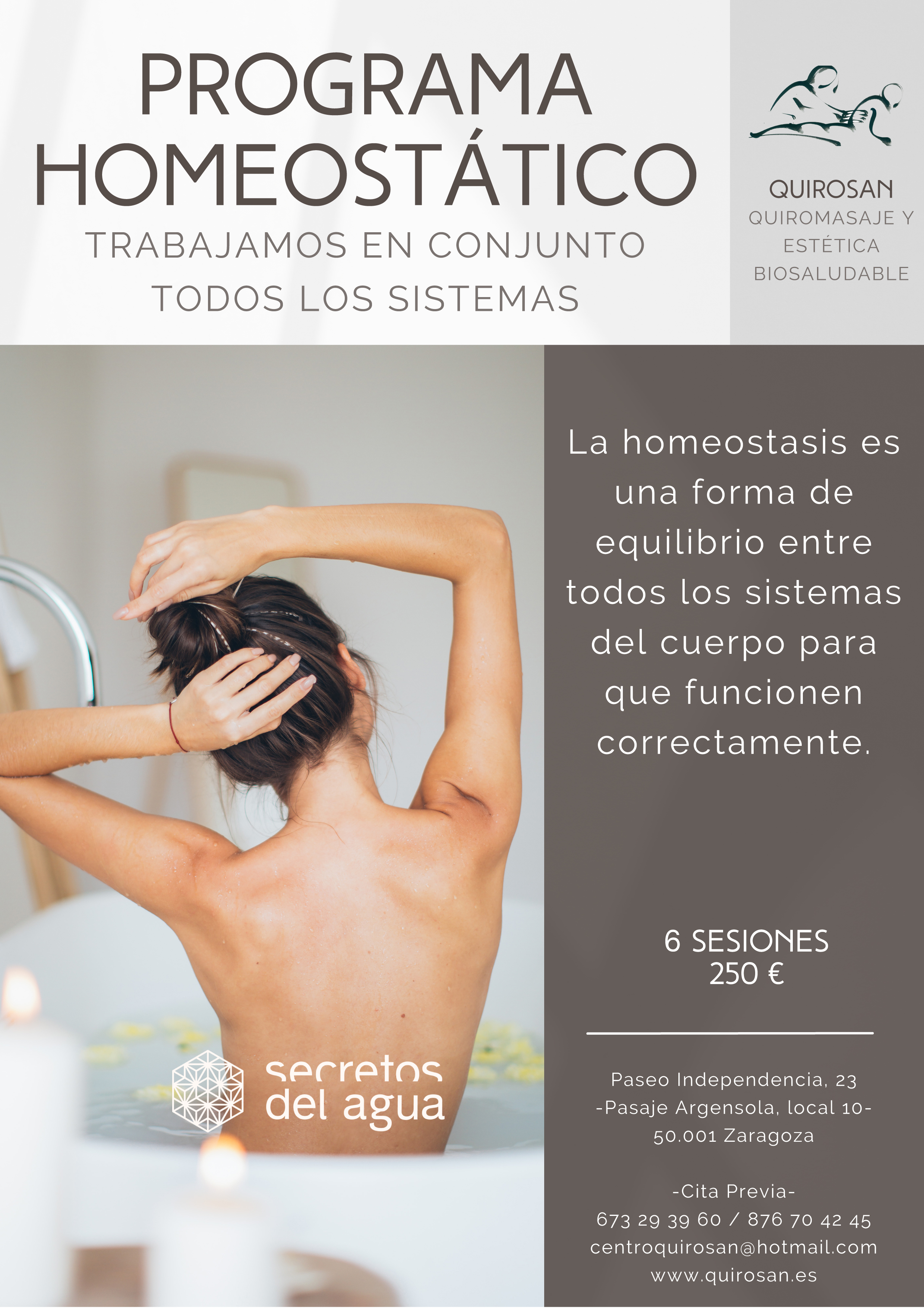 Programa HOMEOSTÁTICO: Venta Cosmética de Quirosan Programa HOMEOSTÁTICO: Venta Cosmética de Quirosan