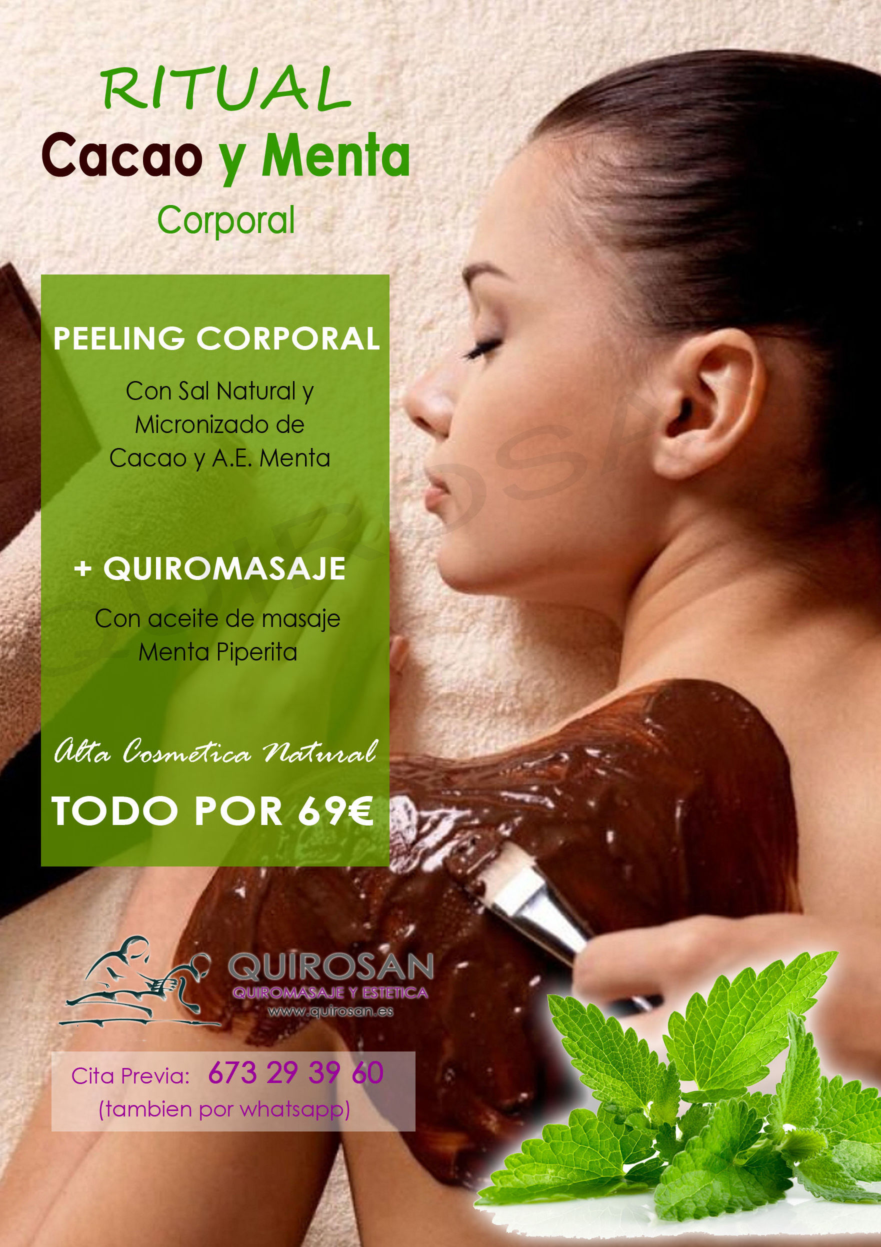 Ritual SPA-CACAO & MENTA: Servicios de Quirosan Ritual SPA-CACAO & MENTA: Servicios de Quirosan