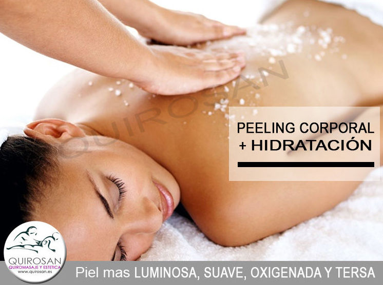 Peeling corporal + hidratación: Servicios de Quirosan Peeling corporal + hidratación: Servicios de Quirosan