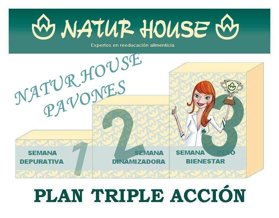 Plan triple acción: Dietética y nutrición de NaturHouse Moratalaz-Pavones Plan triple acción: Dietética y nutrición de NaturHouse Moratalaz-Pavones