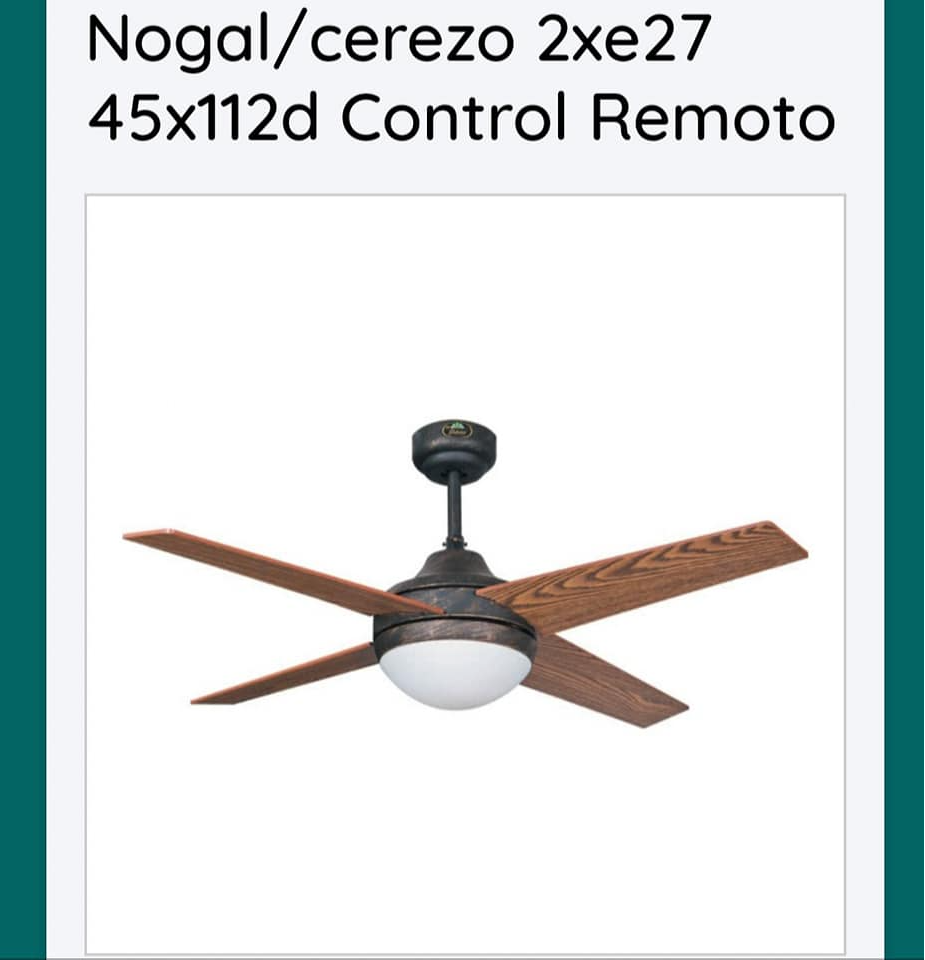ventilador 4 palas marron ventilador 4 palas marron