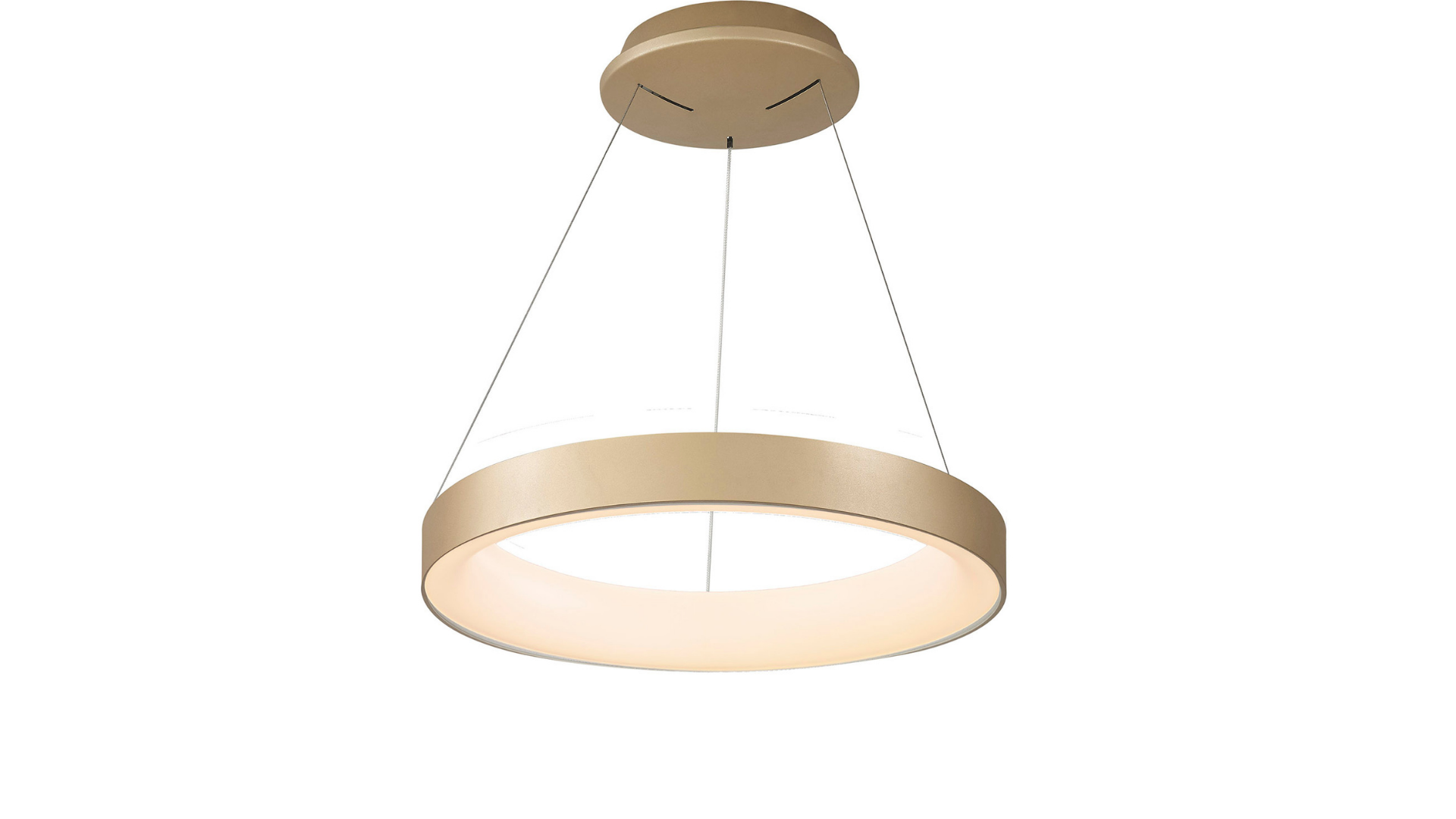 Lámpara aro color oro champan de 65cm de diámetro: catálogos de Iluminación Raquel Lámpara aro color oro champan de 65cm de diámetro: catálogos de Iluminación Raquel