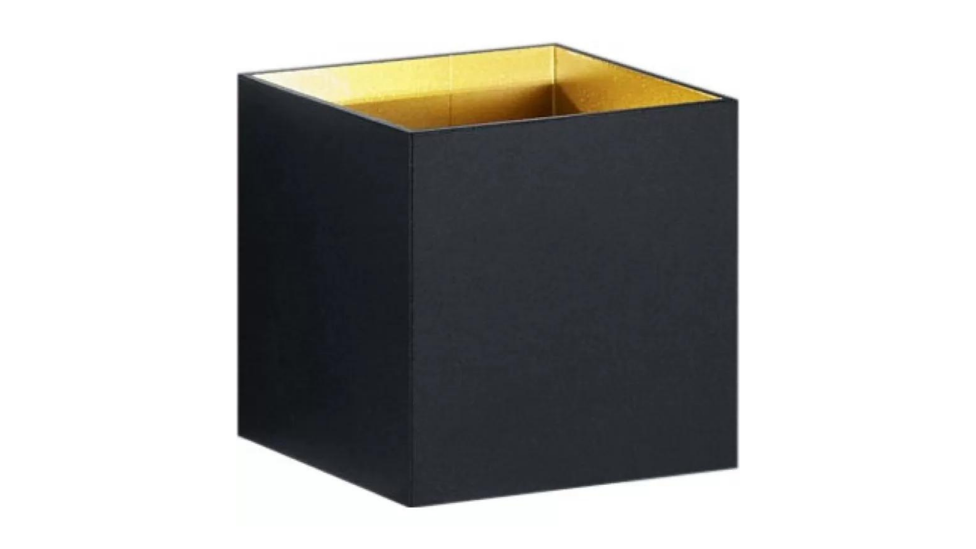 Aplique cubo negro/oro 2L: catálogos de Iluminación Raquel Aplique cubo negro/oro 2L: catálogos de Iluminación Raquel