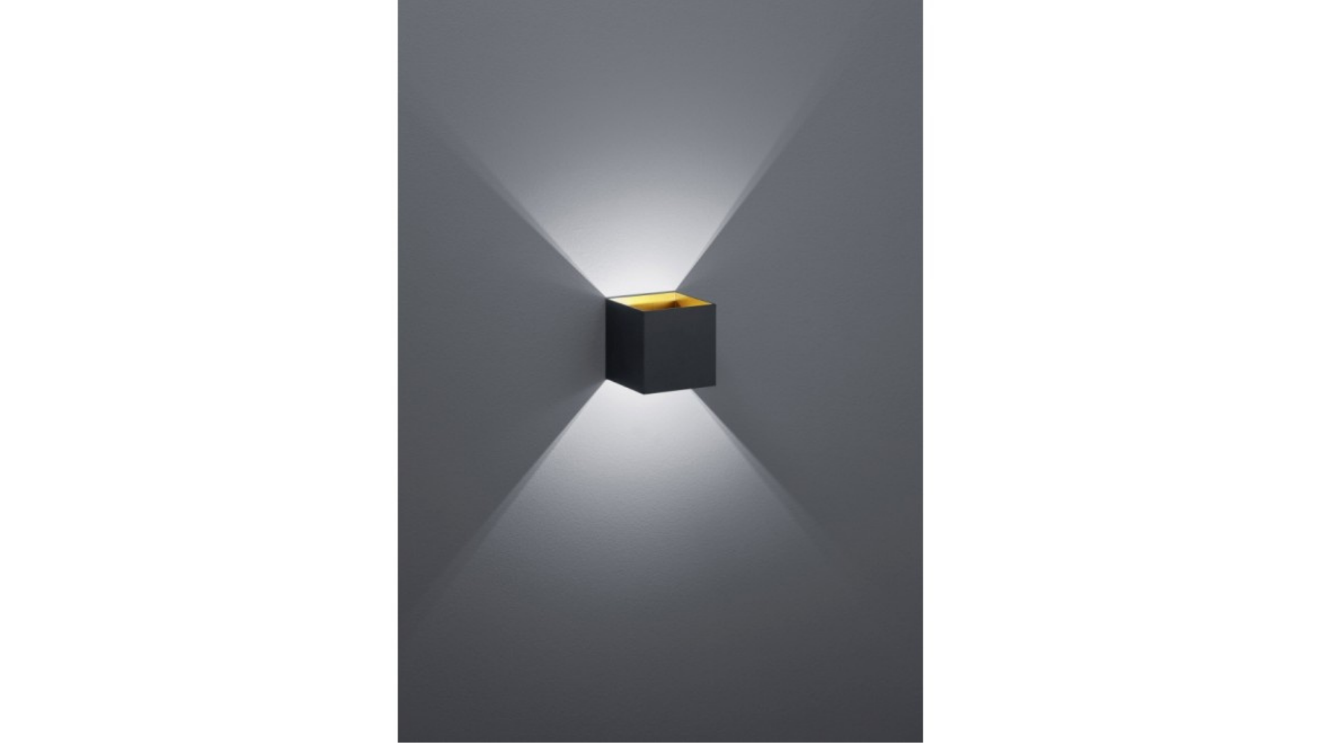 Aplique cubo negro/oro 2L: catálogos de Iluminación Raquel Aplique cubo negro/oro 2L: catálogos de Iluminación Raquel