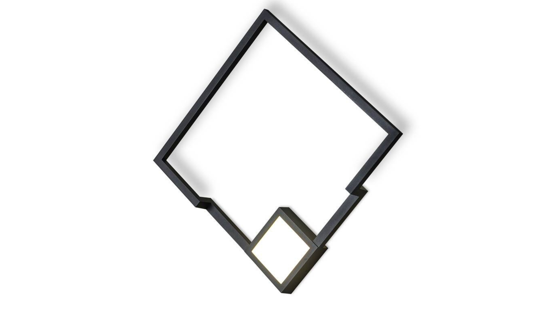 Aplique negro en led integrado en tamaño de 40x40x7.5: catálogos de Iluminación Raquel Aplique negro en led integrado en tamaño de 40x40x7.5: catálogos de Iluminación Raquel