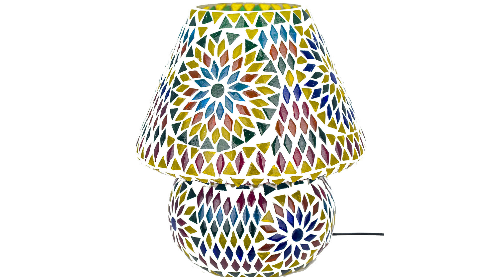 Pie de mesilla mosaico en 19 x 19 x 22 cm.: catálogos de Iluminación Raquel Pie de mesilla mosaico en 19 x 19 x 22 cm.: catálogos de Iluminación Raquel
