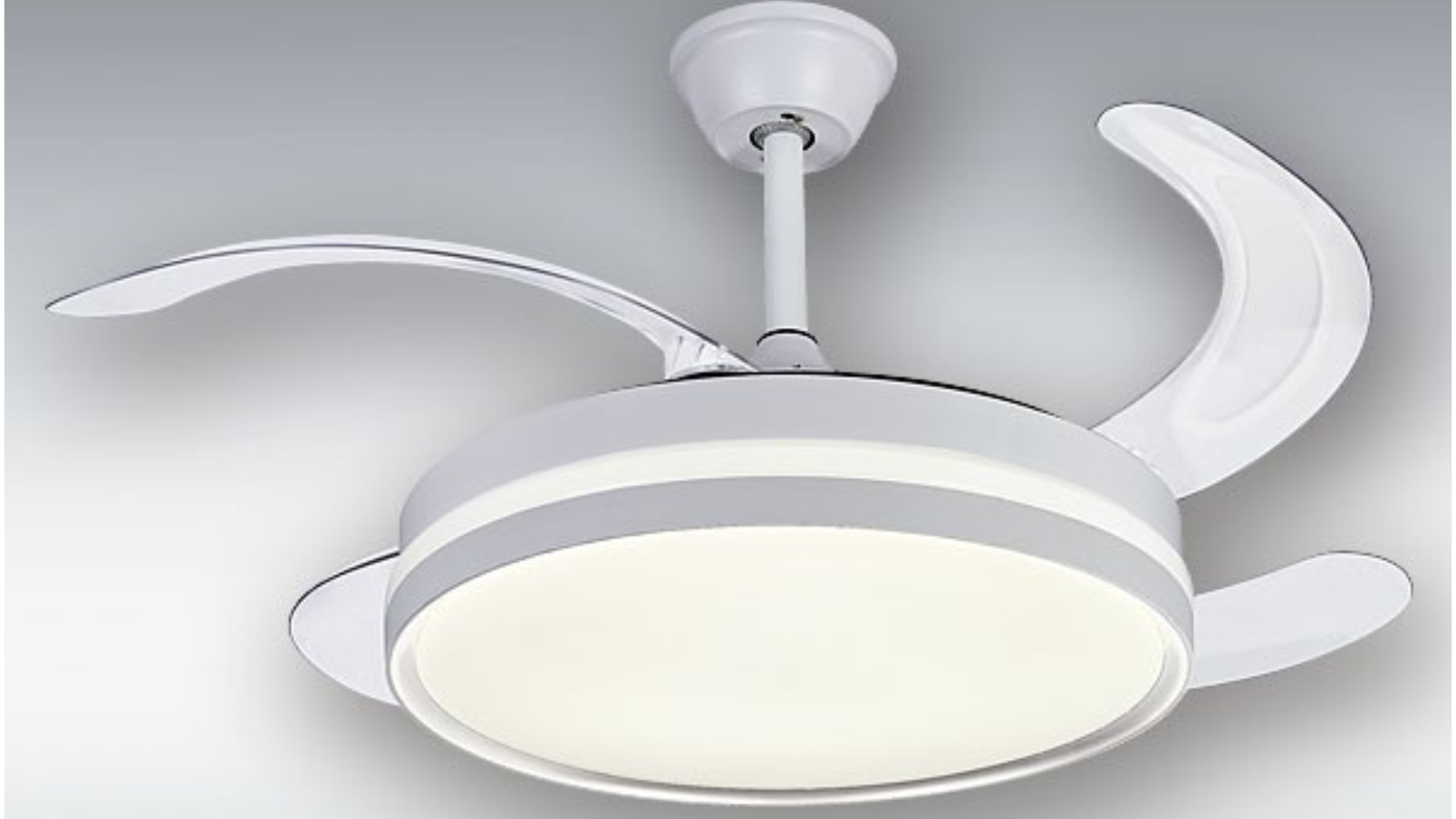 Ventilador palas retráctiles blanco.: catálogos de Iluminación Raquel Ventilador palas retráctiles blanco.: catálogos de Iluminación Raquel