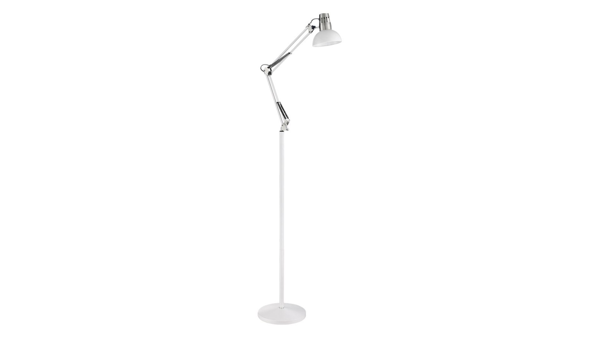 Flexo con base para E-27 en color blanco niquel mate: catálogos de Iluminación Raquel Flexo con base para E-27 en color blanco niquel mate: catálogos de Iluminación Raquel