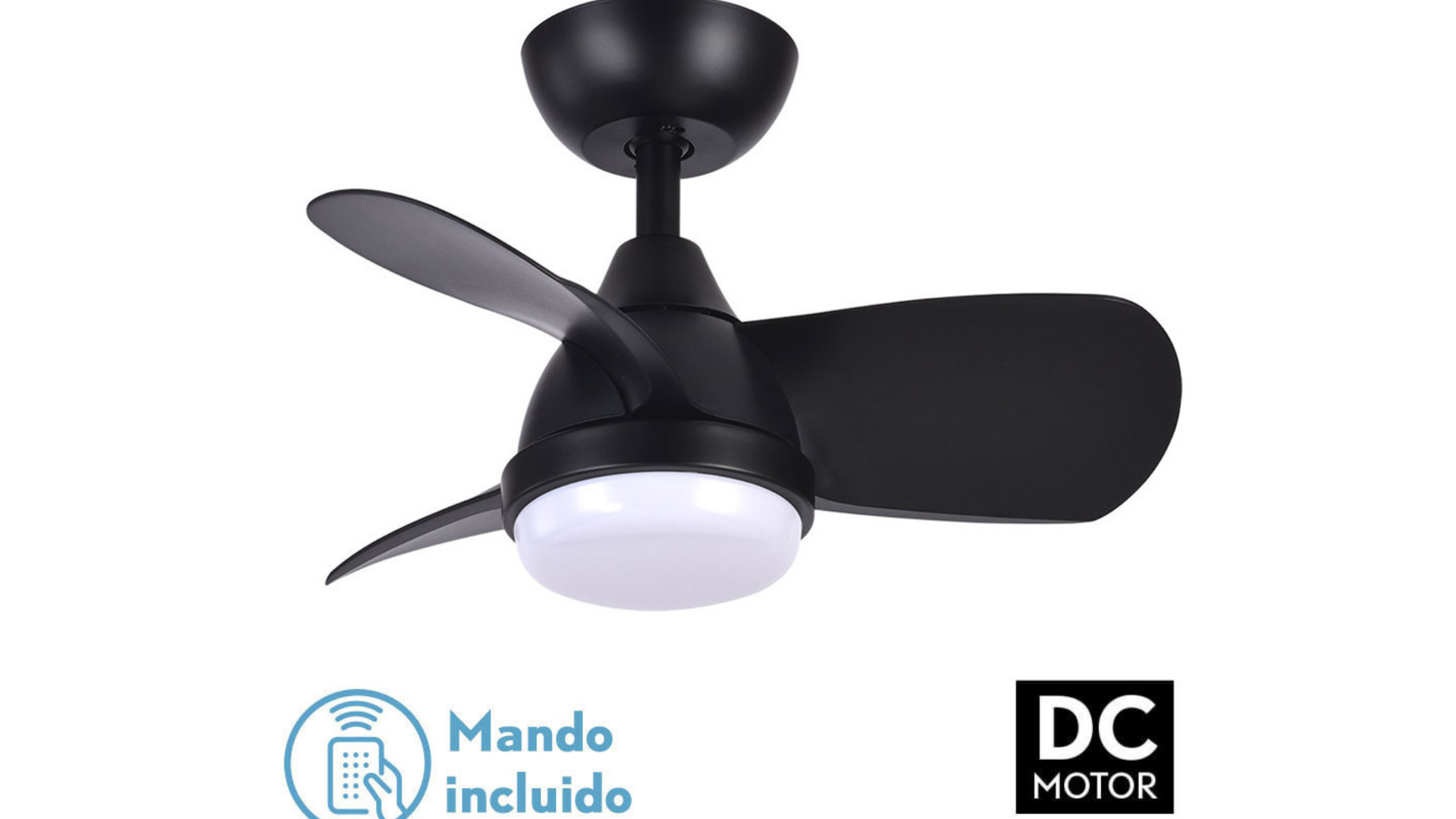 Ventilador motor DC blanco madera 60cm y diferentes decoraciones.: catálogos de Iluminación Raquel Ventilador motor DC blanco madera 60cm y diferentes decoraciones.: catálogos de Iluminación Raquel