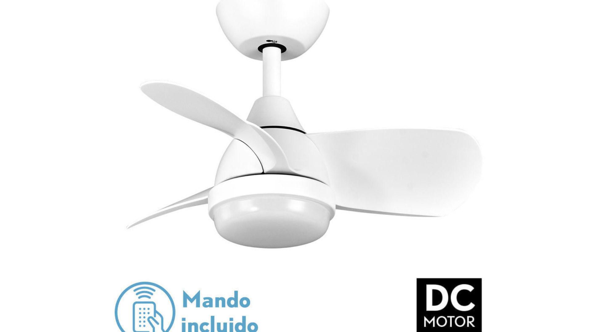 Ventilador motor DC blanco madera 60cm y diferentes decoraciones.: catálogos de Iluminación Raquel Ventilador motor DC blanco madera 60cm y diferentes decoraciones.: catálogos de Iluminación Raquel