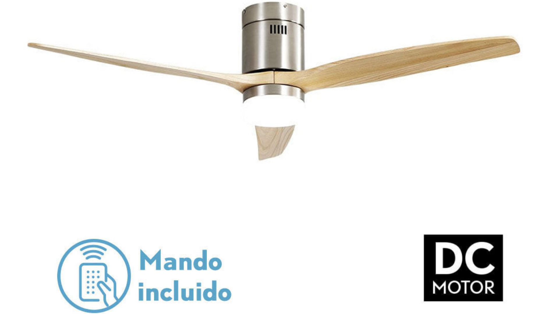 ventilador motor DC con mando y palas de madera en led integrado.: catálogos de Iluminación Raquel ventilador motor DC con mando y palas de madera en led integrado.: catálogos de Iluminación Raquel