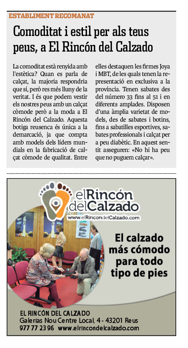 Información Tienda: Catálogo de El Rincón Del Calzado Información Tienda: Catálogo de El Rincón Del Calzado