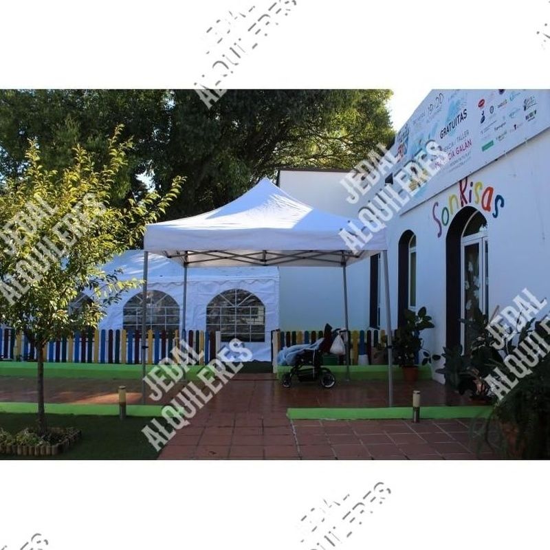 Carpa plegable 3X3 metros reforzada: Catálogo de Jedal Alquileres Carpa plegable 3X3 metros reforzada: Catálogo de Jedal Alquileres