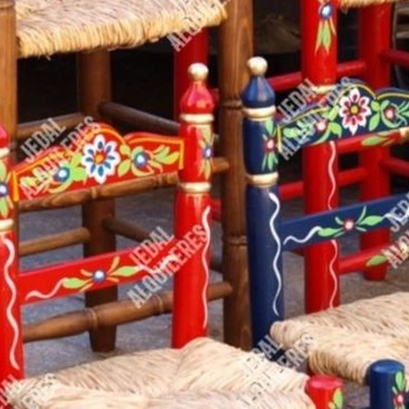 Silla pequeña sevillana: Catálogo de Jedal Alquileres Silla pequeña sevillana: Catálogo de Jedal Alquileres