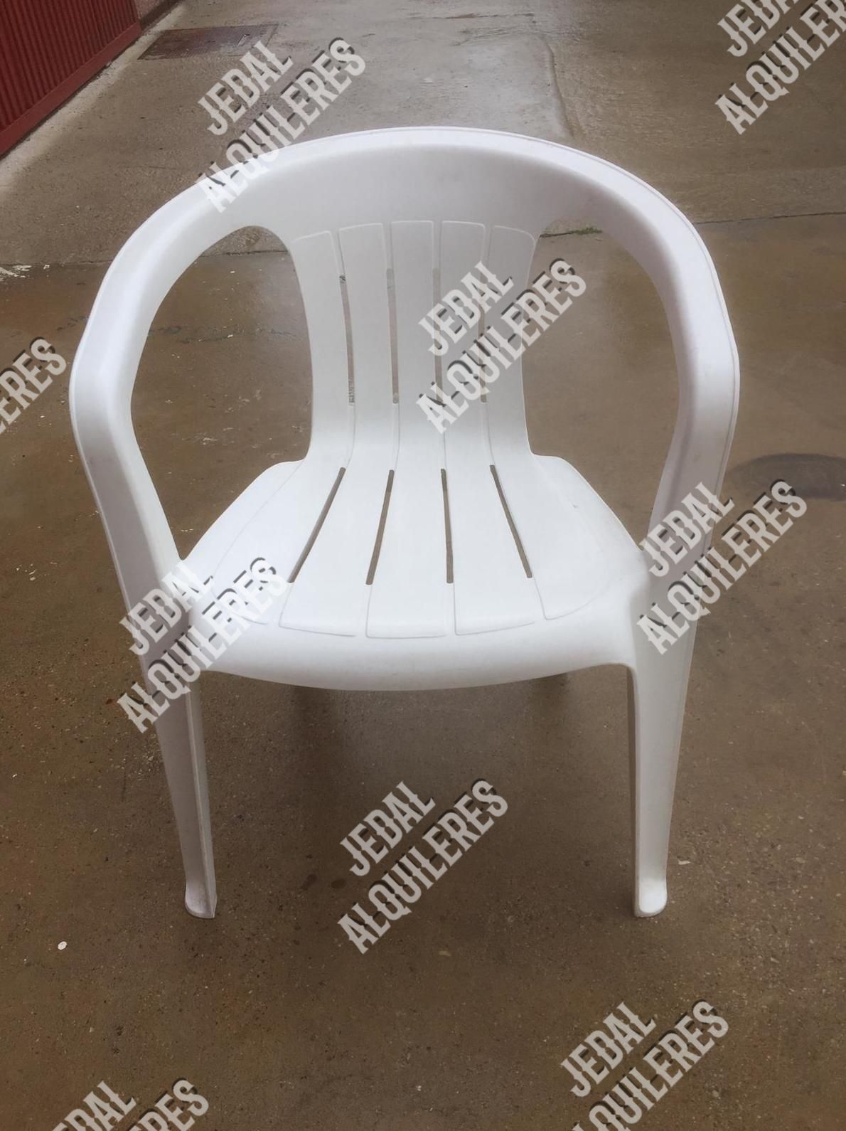 SILLA POLIETILENO BLANCA CON REPOSAMANOS: Catálogo de Jedal Alquileres SILLA POLIETILENO BLANCA CON REPOSAMANOS: Catálogo de Jedal Alquileres