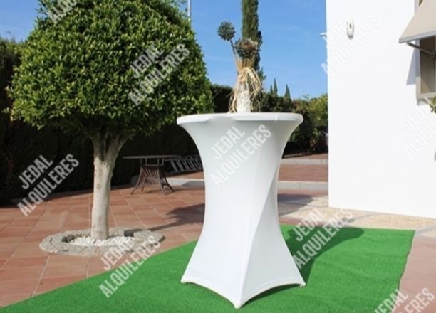 Funda para mesa de cóctel: Catálogo de Jedal Alquileres Funda para mesa de cóctel: Catálogo de Jedal Alquileres