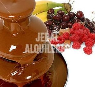FUENTE FONDANT PARA CHOCOLATE: Catálogo de Jedal Alquileres FUENTE FONDANT PARA CHOCOLATE: Catálogo de Jedal Alquileres