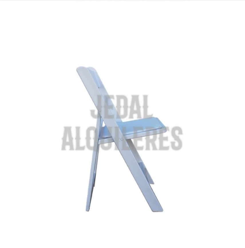 Silla plegable blanca americana: Catálogo de Jedal Alquileres Silla plegable blanca americana: Catálogo de Jedal Alquileres