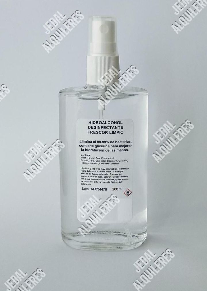 HIDROALCOHOL DESINFECTANTE : Catálogo de Jedal Alquileres HIDROALCOHOL DESINFECTANTE : Catálogo de Jedal Alquileres