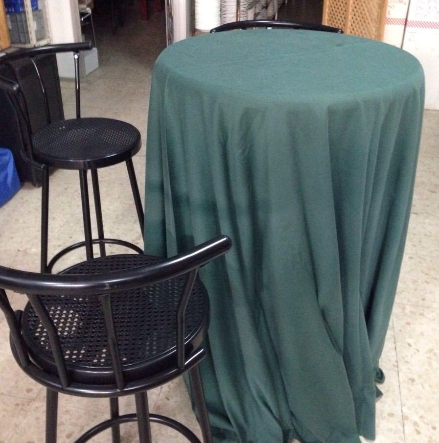 MANTEL PARA MESA COCTEL COLOR VERDE MANTEL PARA MESA COCTEL COLOR VERDE