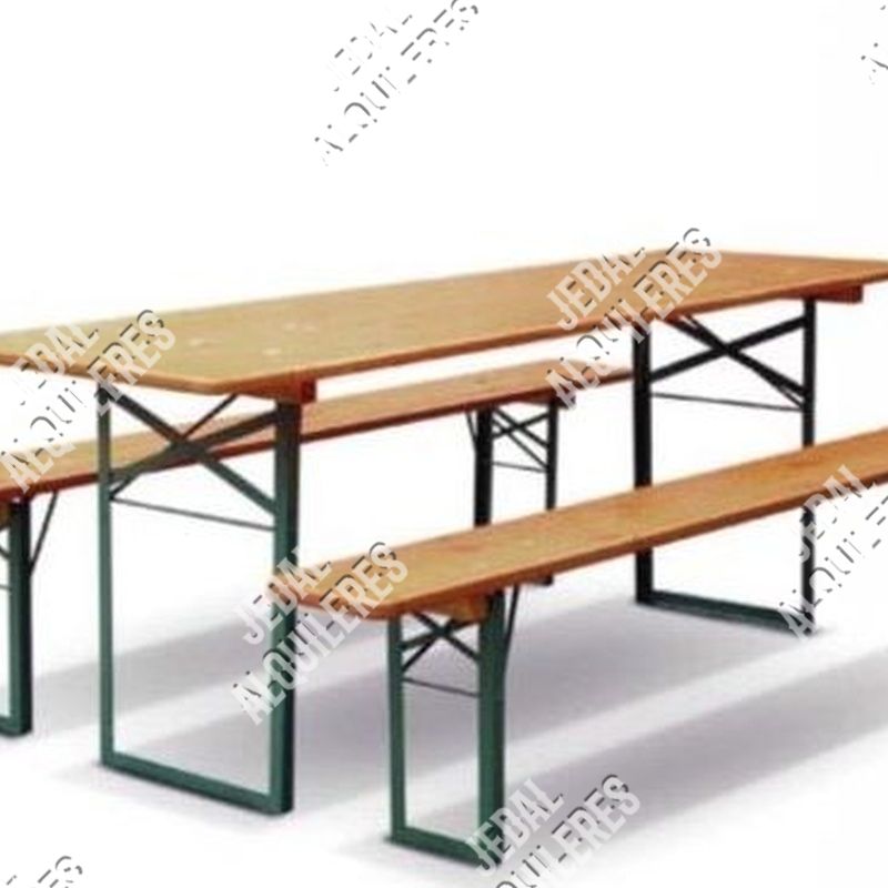 MESA Y BANCOS: Catálogo de Jedal Alquileres MESA Y BANCOS: Catálogo de Jedal Alquileres
