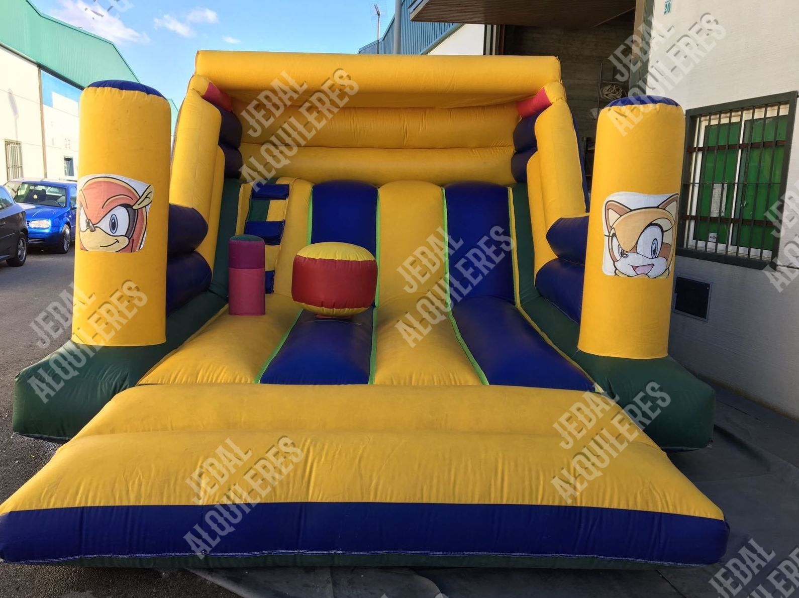 CASTILLO HINCHABLE SONIC: Catálogo de Jedal Alquileres CASTILLO HINCHABLE SONIC: Catálogo de Jedal Alquileres