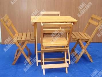 MESA MADERA PLEGABLE 0.70X0.50 Cm: Catálogo de Jedal Alquileres MESA MADERA PLEGABLE 0.70X0.50 Cm: Catálogo de Jedal Alquileres