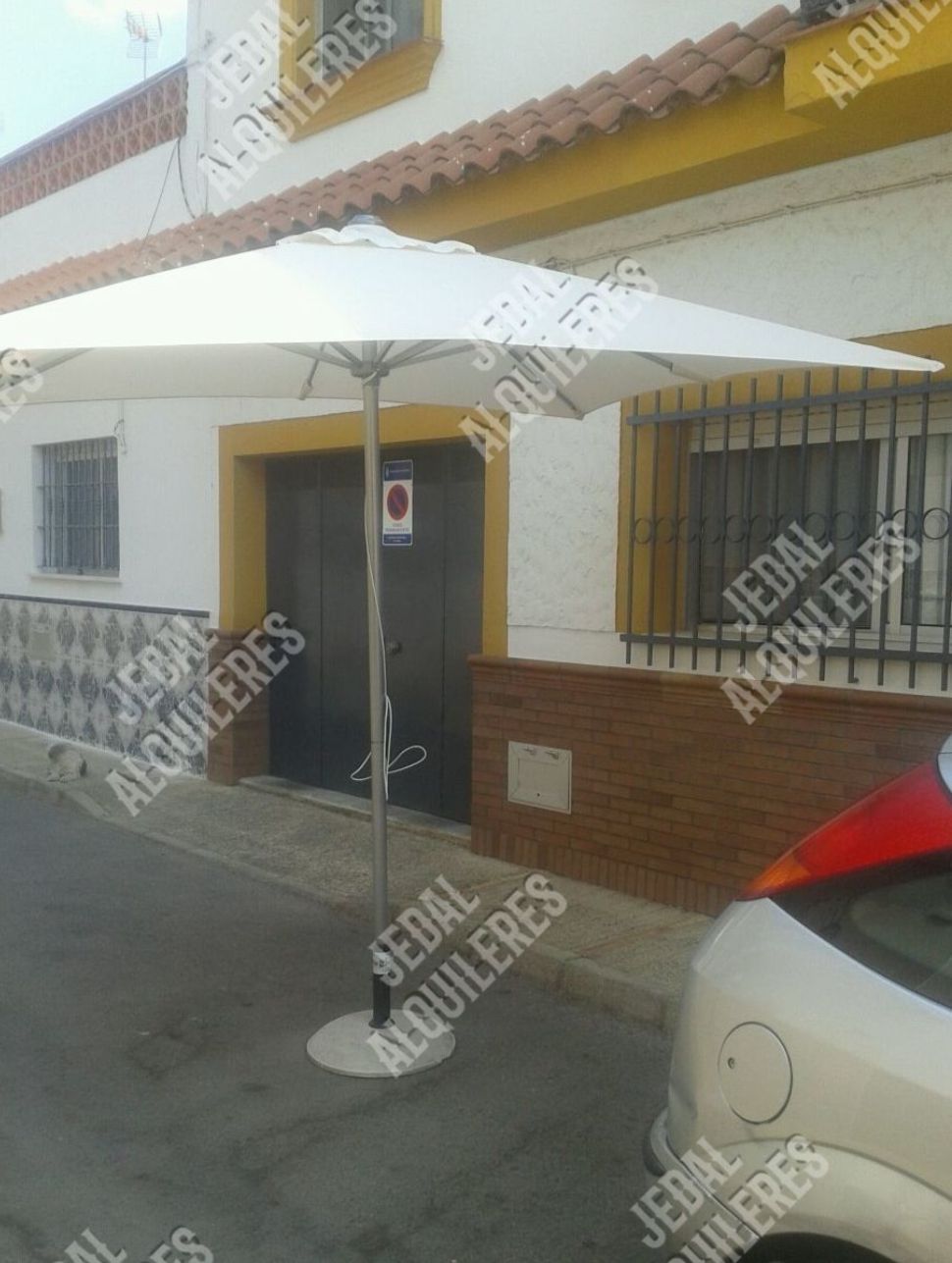 Sombrilla 2,5X2,5 metros: Catálogo de Jedal Alquileres Sombrilla 2,5X2,5 metros: Catálogo de Jedal Alquileres