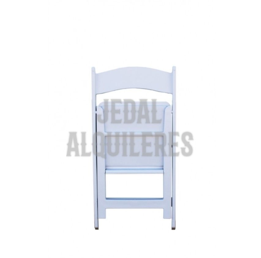 Silla plegable blanca americana: Catálogo de Jedal Alquileres Silla plegable blanca americana: Catálogo de Jedal Alquileres