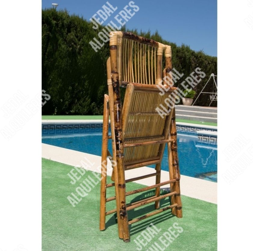 Silla bambú plegable: Catálogo de Jedal Alquileres Silla bambú plegable: Catálogo de Jedal Alquileres
