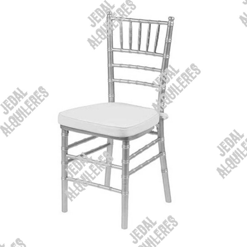 SILLA CHIAVARI PLATEADA: Catálogo de Jedal Alquileres SILLA CHIAVARI PLATEADA: Catálogo de Jedal Alquileres