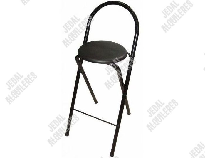 TABURETE ALTO COLOR NEGRO PLEGABLE: Catálogo de Jedal Alquileres TABURETE ALTO COLOR NEGRO PLEGABLE: Catálogo de Jedal Alquileres
