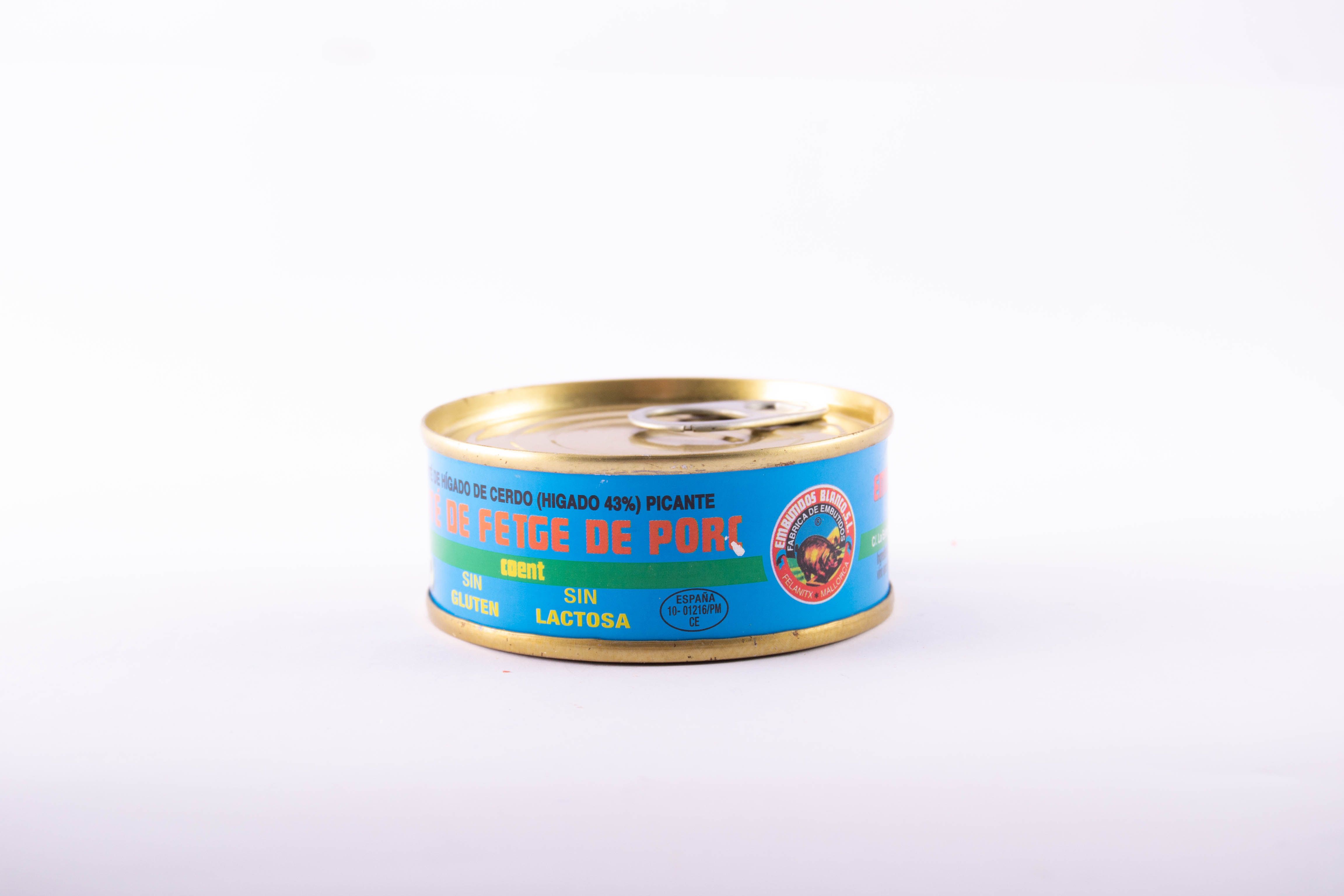 PATÉ BLANCO PATÉ DE HIGADO DE CERDO BLANCO PICANT 1/8 80g: de Ramaders Agrupats PATÉ BLANCO PATÉ DE HIGADO DE CERDO BLANCO PICANT 1/8 80g: de Ramaders Agrupats