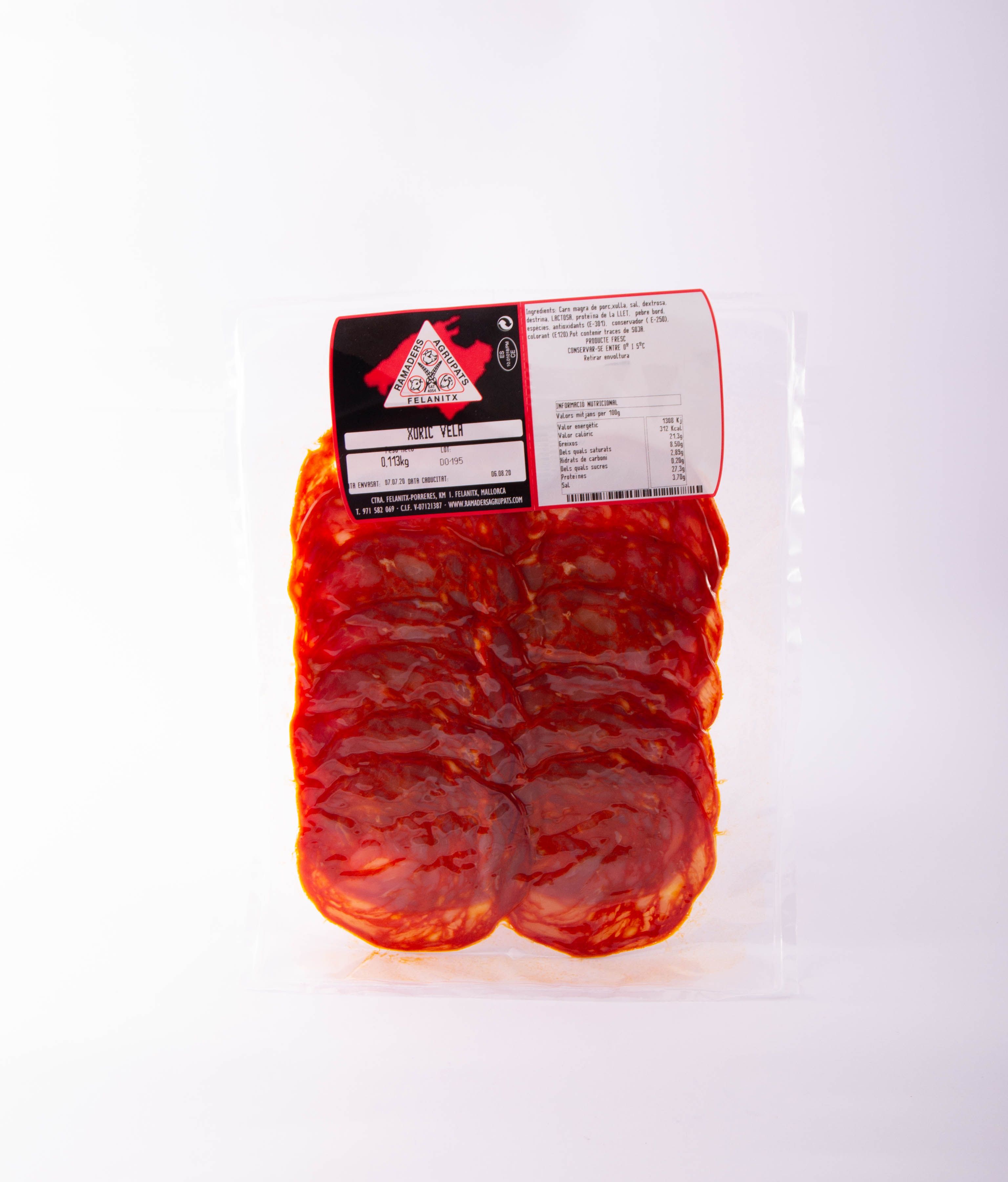 PAQUETE CHORIZO VELA: de Ramaders Agrupats PAQUETE CHORIZO VELA: de Ramaders Agrupats
