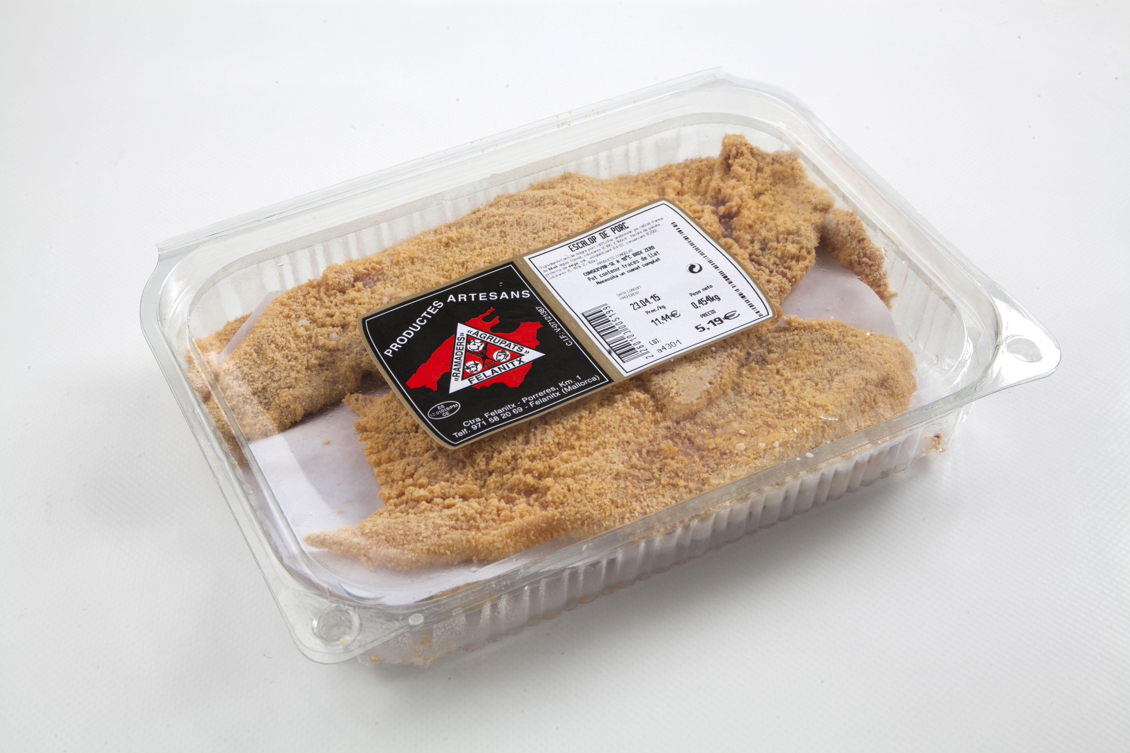 ESCALOPE DE CERDO: de Ramaders Agrupats ESCALOPE DE CERDO: de Ramaders Agrupats