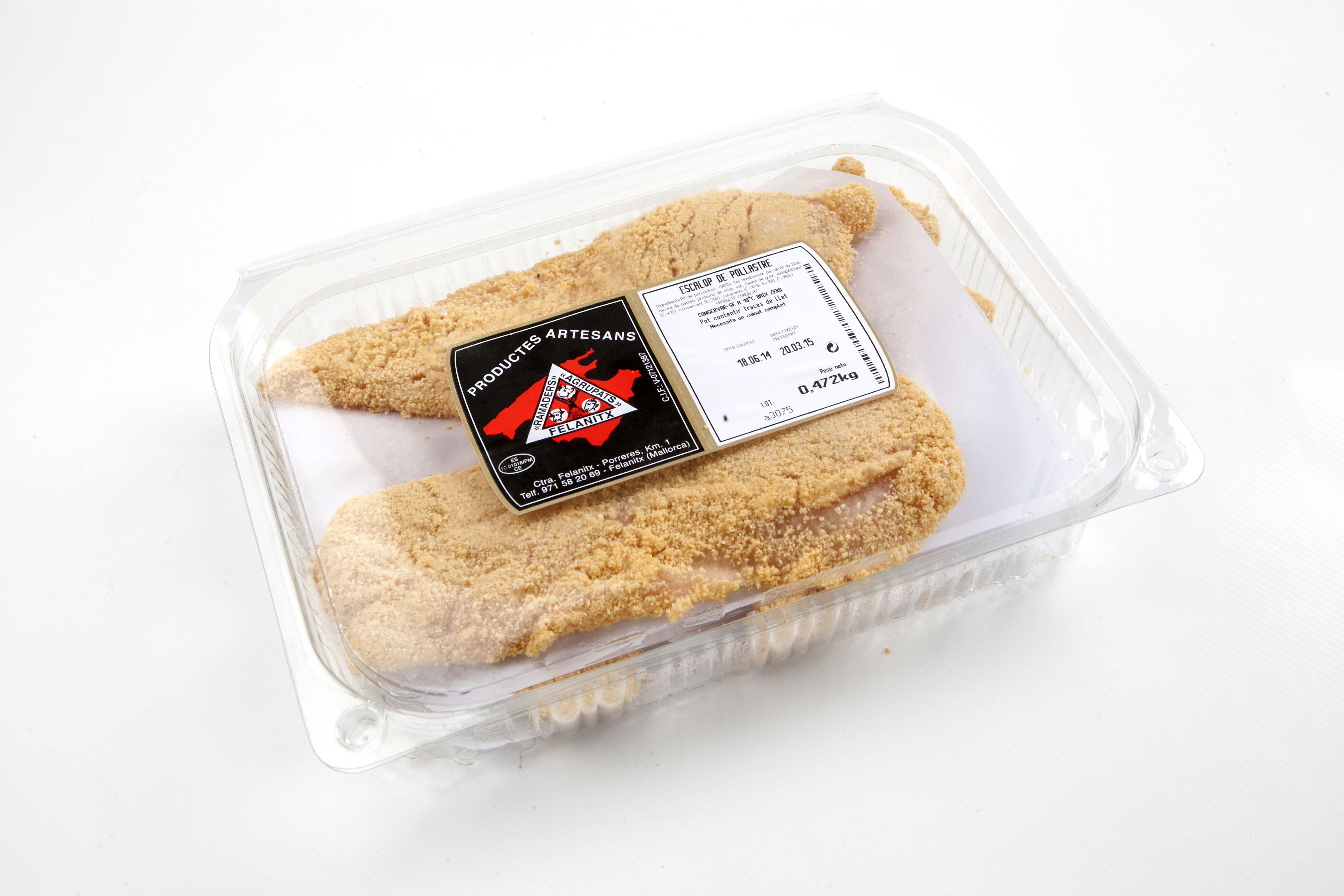 ESCALOPE DE POLLO: de Ramaders Agrupats ESCALOPE DE POLLO: de Ramaders Agrupats