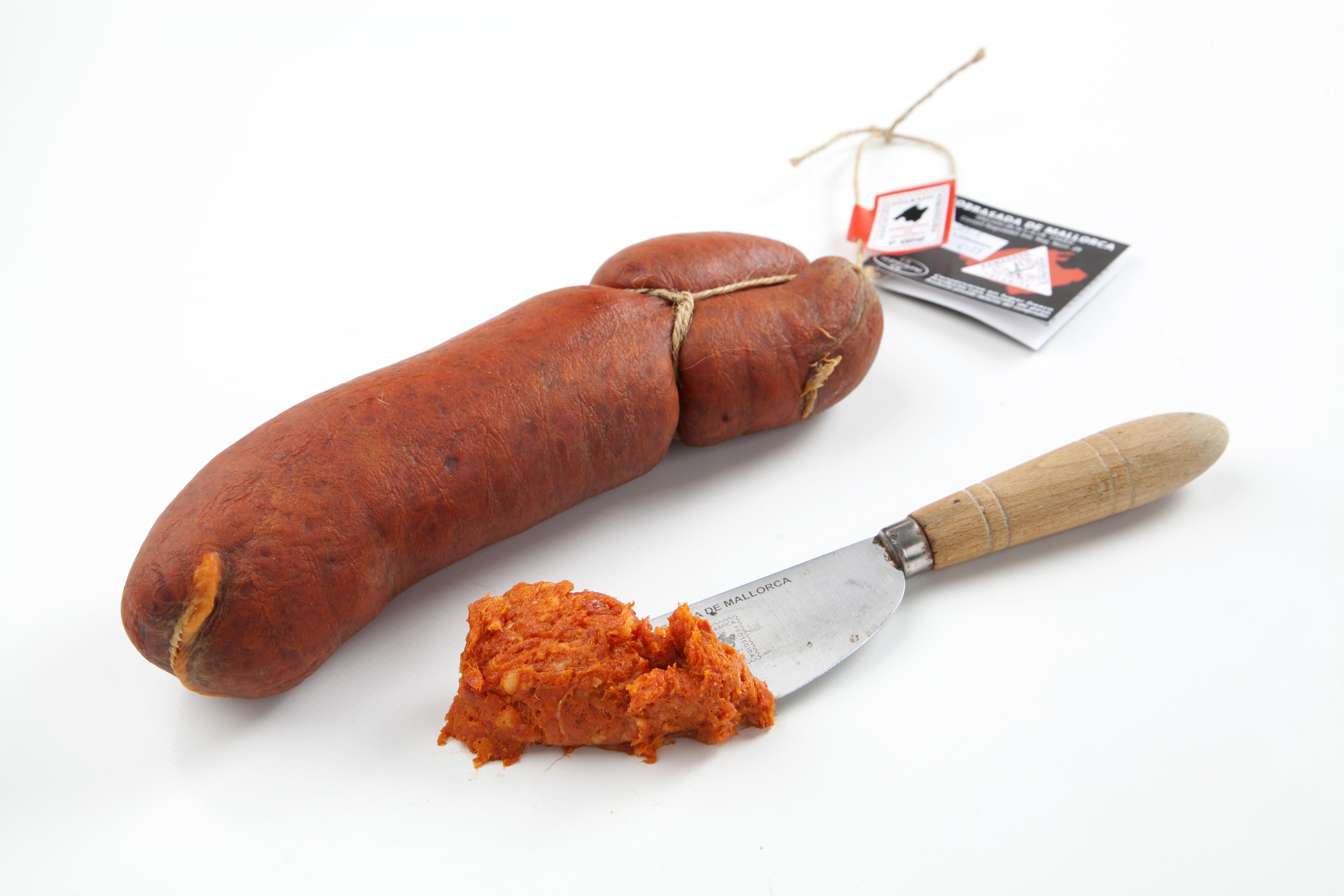 Sobrasada de Mallorca Semirrizada Dulce 0,800-0,900 Kg: de Ramaders Agrupats Sobrasada de Mallorca Semirrizada Dulce 0,800-0,900 Kg: de Ramaders Agrupats