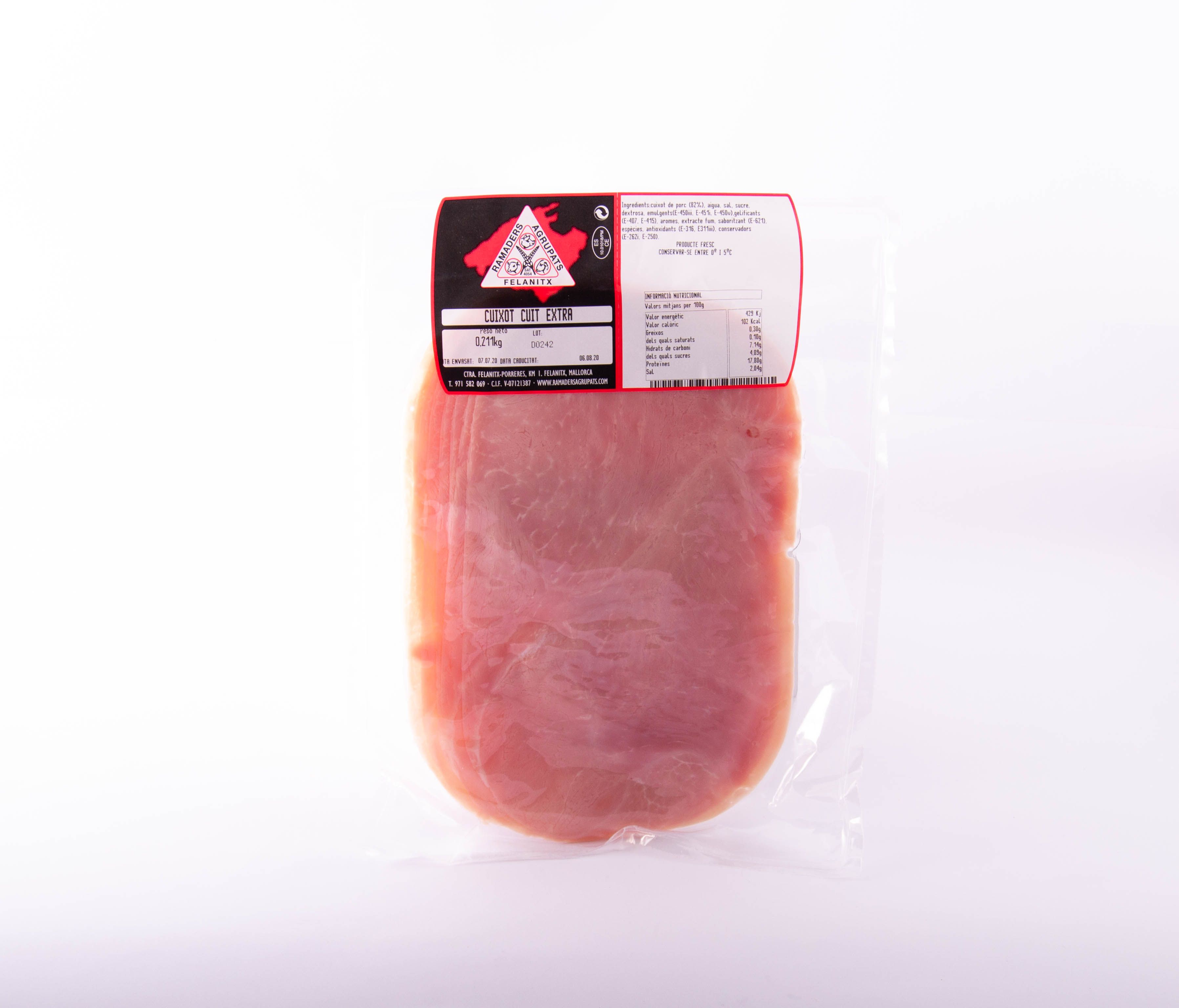 PAQUETE JAMON COCIDO EXTRA: de Ramaders Agrupats PAQUETE JAMON COCIDO EXTRA: de Ramaders Agrupats