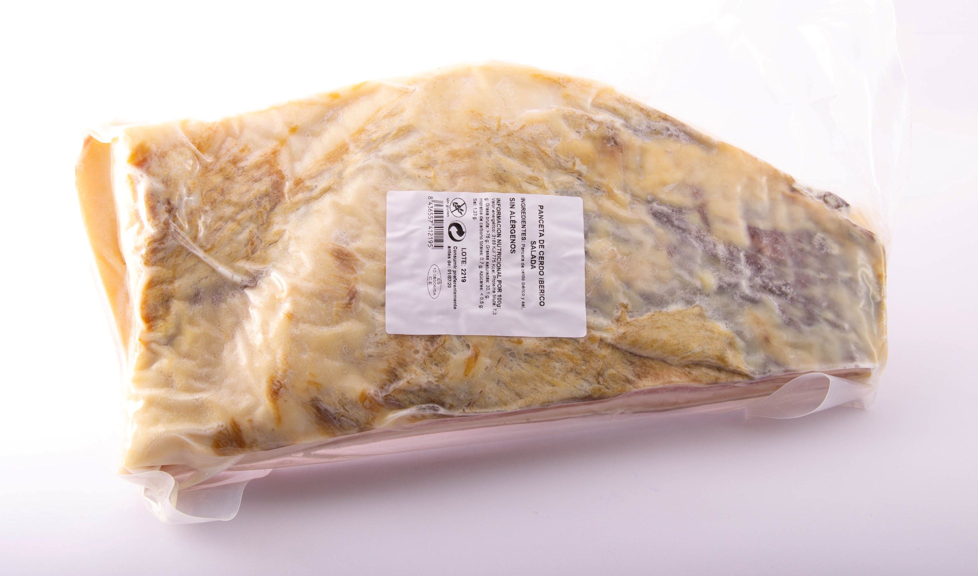 Panceta Ibérica Salada 0,250 Kg: de Ramaders Agrupats Panceta Ibérica Salada 0,250 Kg: de Ramaders Agrupats
